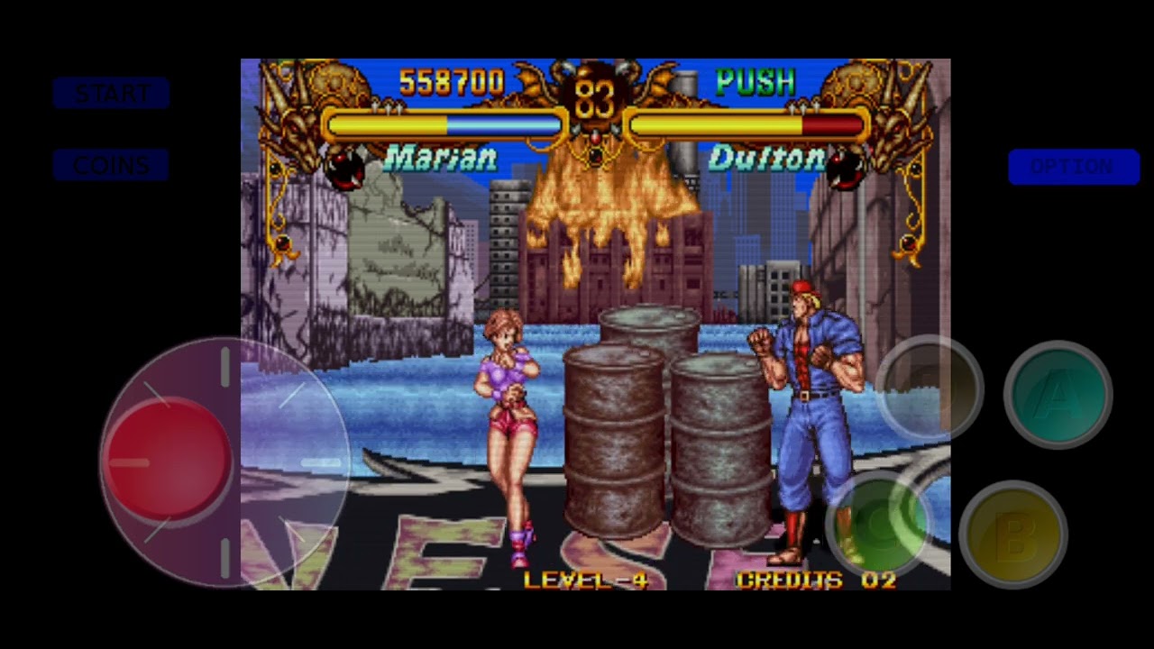 Double dragon neo geo 🔥 Marian and Dulton fighting, Marian win With ...