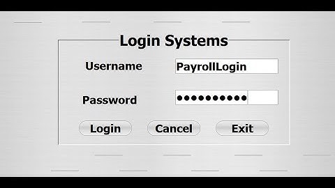 Java NetBeans Tutorial of a Login System