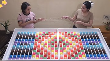 🎧 Relaxing Color Ball Sorting with Gentle ASMR | Calm but Competitive