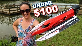Best BRUSHLESS Fast RC Boat Under $100 - TheRcSaylors