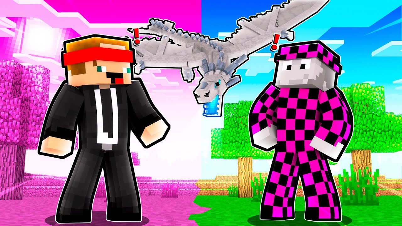 Minecraft, ale je RŮŽOVÝ