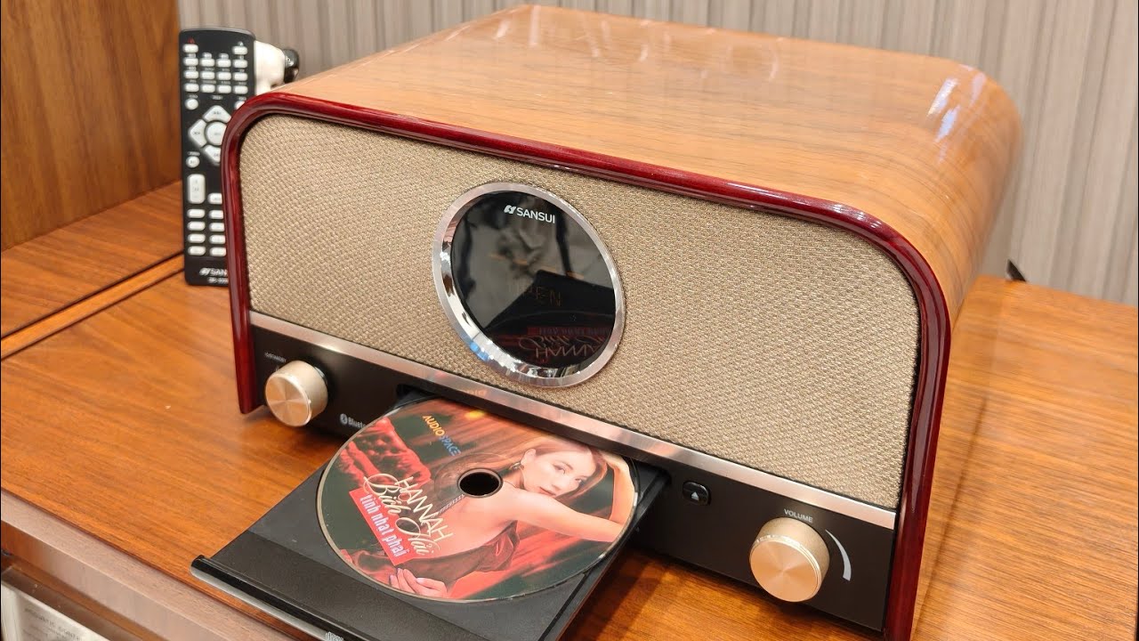 SANSUI SMS 800BT . CHƠI CD LẪN BLUETOOTH & LINE IN + ĐÀI FM - 108Mhz  LH :0908217658 HUY Di Linh 