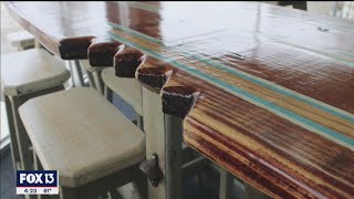Florida company turns surfboards into gorgeous furniture