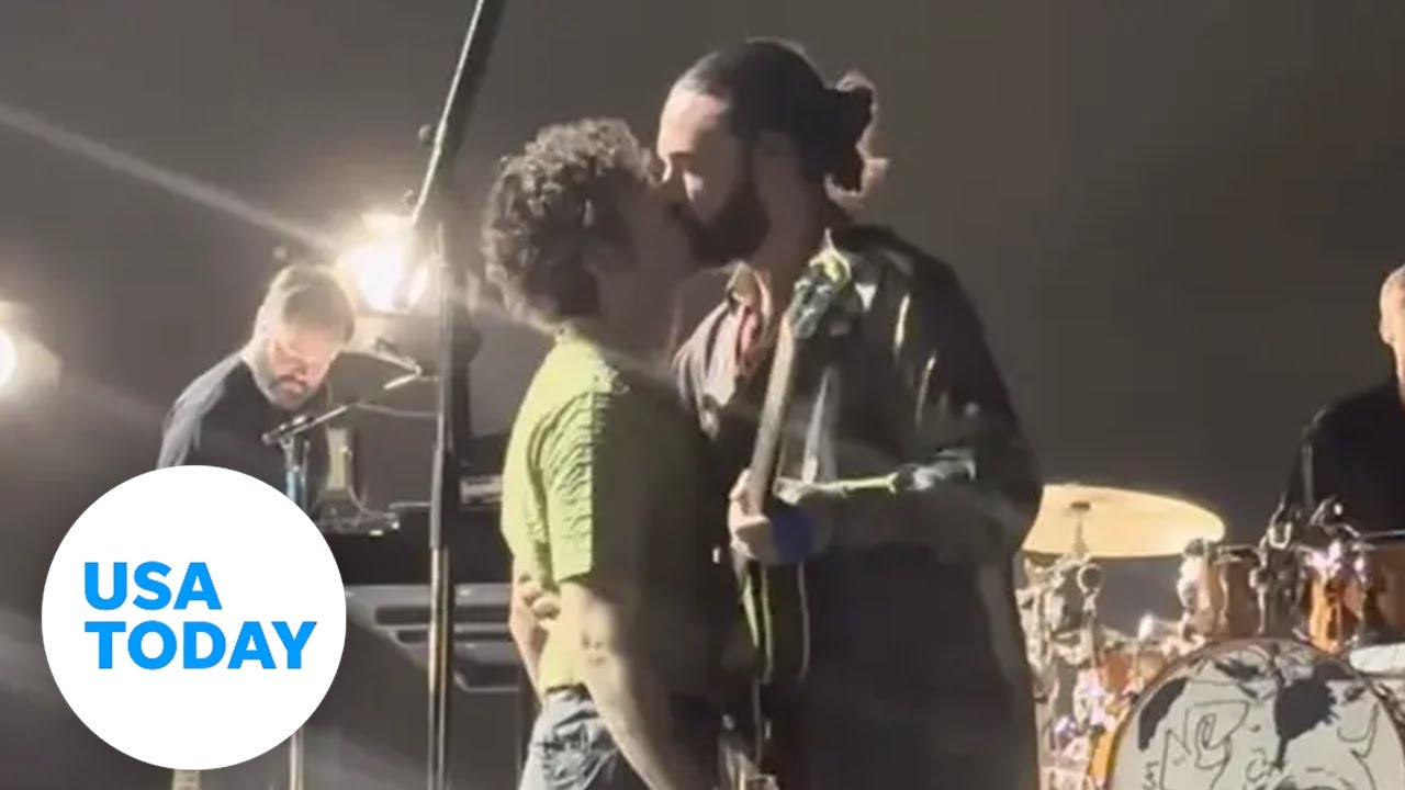 The 1975’s Matty Healy faces backlash after kissing bandmate on stage | USA TODAY