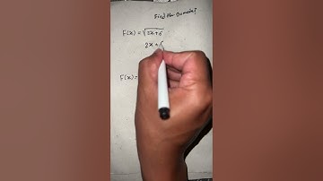 Find the Domain ? أوجد مجال الدالة الجذرية #maths #اولمبياد_الرياضيات #shortvideo #مهارات #الثانوية_