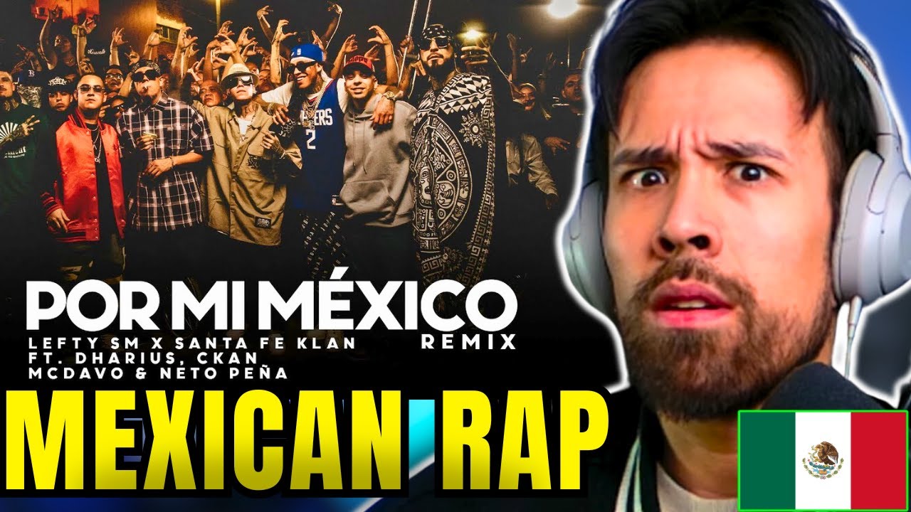 This is MEXICAN RAP!? Por Mi Mexico Remix REACTION - Lefty SM