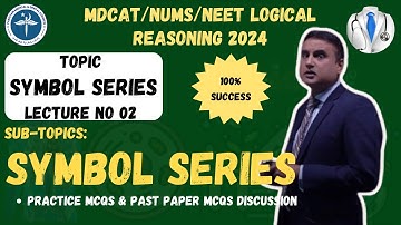 Symbol Series  || LOGICAL REASONING || MDCAT/ECAT/GK ||
