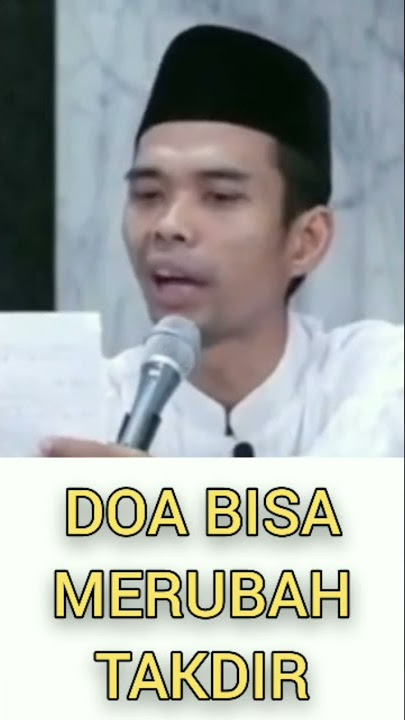 APAKAH DOA BISA MERUBAH TAKDIR ?? CERAMAH USTADZ ABDUL SOMAD