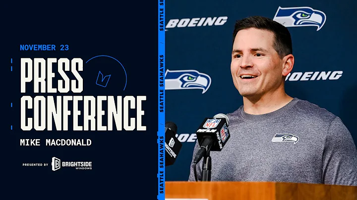 Head Coach Mike Macdonald On The 30-24 Victory Over The Titans In Week 12