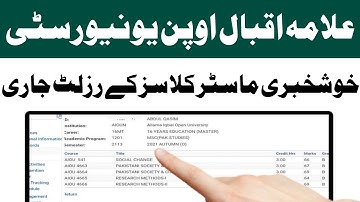 Aiou Result Check Karne Ka Tarika 2021 | Aiou MA , MSC , MPHIL, PGD Result Autumn 2021 | Aiou 2021