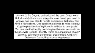 Authentication with Lambda and AWS Cognito