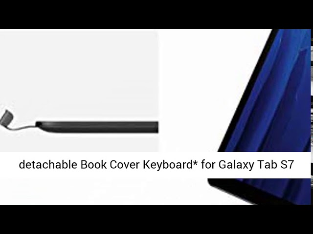 Samsung Galaxy Tab S7/S8 Book Cover Keyboard, EF-DT870UBEGUJ