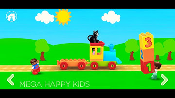 Lego Duplo World | Game For Kids | Learning To Count From 1 To 10 | Color Sorting | MEGA HAPPY KIDS