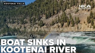 No injuries reported after boat sinks in Kootenai River