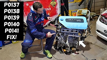 FIX Code P0137, P0138, P0139, P0140, P0141 Ram Promaster City, Fiat 500x, Fiat Toro