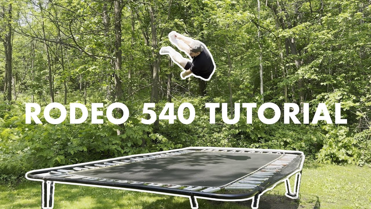 How to Rodeo 5 on Trampoline | Rodeo 540 Tutorial - YouTube