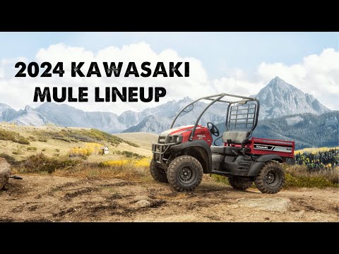 2024 Kawasaki MULE Lineup