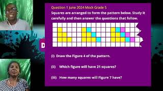 Grade 5 Math Patterns and Sequence Mock 2024 Q1a
