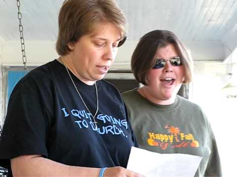 Sherry and Rachel singing