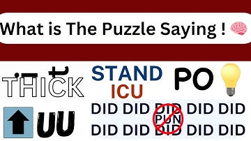 What is the Puzzle saying? Solve These Tricky Rebus Puzzles! Fun Brain Teasers| Puzzle Challenge #3
