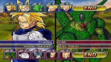 Z Fighters (Cell Saga) VS Enemies of the Cell Saga (COM VS COM) - Dragon Ball Z BT3 Gamplay 4K 60PFS