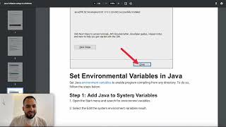Java & Maven install steps on windows