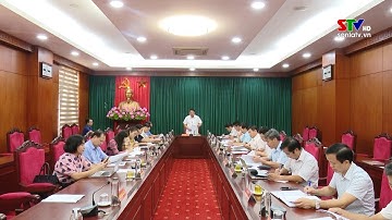 Giao ban các cơ quan tham mưu giúp việc tỉnh ủy Quý III năm 2022