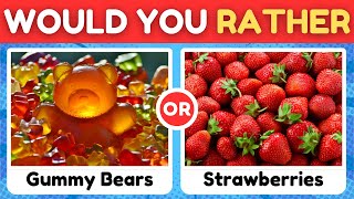 Would You Rather Junk Food vs Healthy Food 🍔🥗 l Quiz Quota