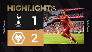 Joao Gomes brace sinks Spurs! | Tottenham 1-2 Wolves match highlights image