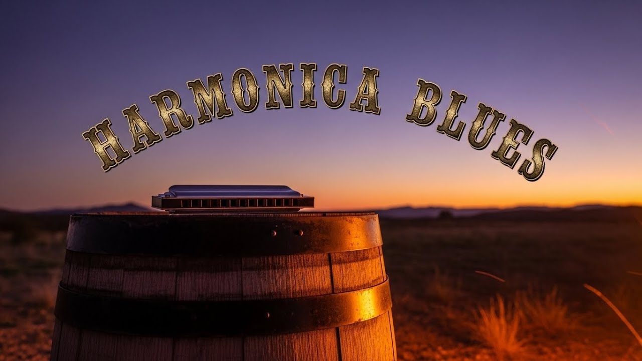 Acoustic Blues Harmonica – Nightfall on the Highway