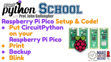 Learn Raspberry Pi Pico Programming! Install CircuitPython on a Pico, Print, Flash the LED!