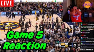 Laker fan REACTS to GAME 5 DENVER NUGGETS VS LAKERS REACTION (JAMAL MURRAY GAME WINNER Reaction)