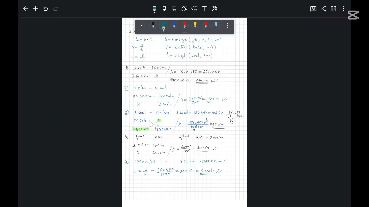 13-dars. Harakatga doir masalalar | Nodirbek Ismoilov | Prezident maktabi | Nodirbek Math 