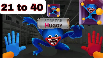 Huggy Stretch Game  Huggy Gameplay Walkthrough All Levels 21 to 40 (Android,iOS) by Level Gaming