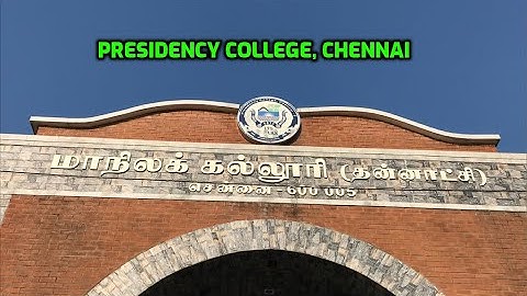 chennai presidency college,chennai presidency college video,chennai presidency college route