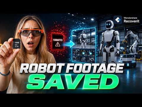 SD card recovery saved my entire robot shoot. Wondershare Recoverit test