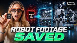 SD card recovery saved my entire robot shoot. Wondershare Recoverit test screenshot 3