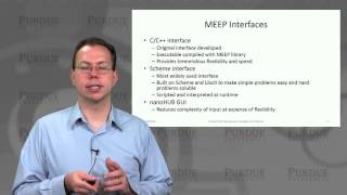 nanoHUB-U Nanophotonic Modeling L3.9: MEEP - Basic Usage Meep Simulation