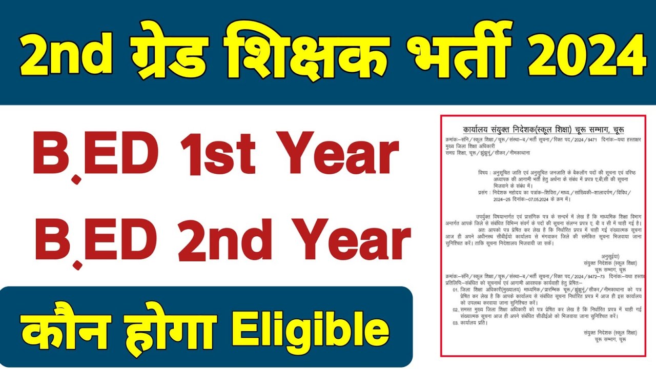 RPSC 2nd 2024 Eligibility Rajasthan 2nd Grade rpsc-2nd-2024-eligibility-rajasthan-2nd-grade