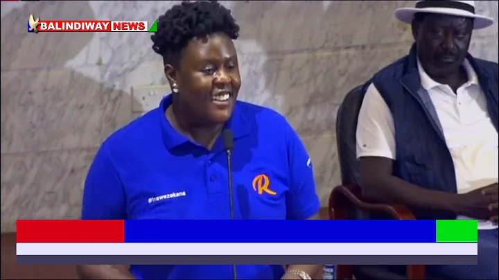 WINNIE ODINGA CRACKS RIBS AS SHE POWERFULLY SPEAKS IN FRONT OF HER FATHER RAILA ODINGA!!