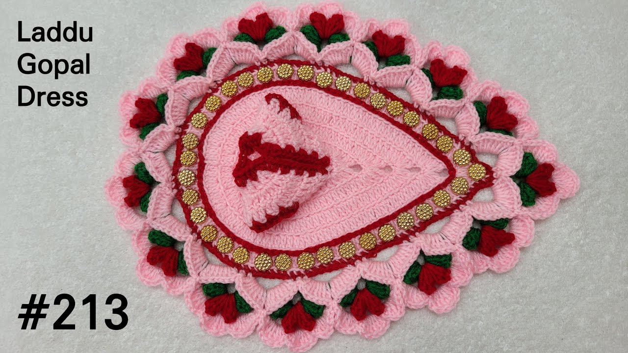 Crochet Dress for Laddu Gopal / Kanhaji || क्रोशिये से गोपाल जी की ड्रेस बनाएं  @MagicalThreadz