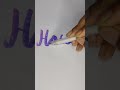 brush pen tutorial #shorts