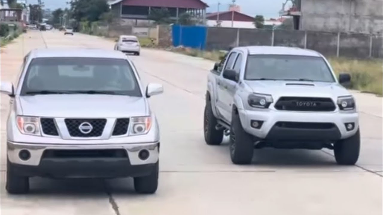 Tacoma Vs Frontier មកសាកកំលាំងរថយន្ដ តូយូតា តាកូម៉ា និង នីសាន់ ហ្រន់ធា មួយណាខ្លាំងជាង
