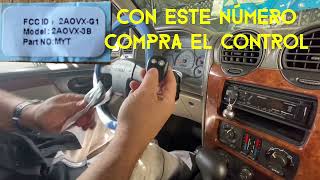 Cómo programar control en una 2004 Isuzu ascender Isuzu Ascender Replacement Remote Programming 2003 2008