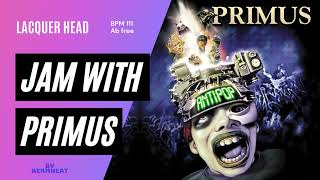 Jam with Primus "Lacquer Head" BPM 111 - Ab free guitar practice backing track #jamwith buckethead