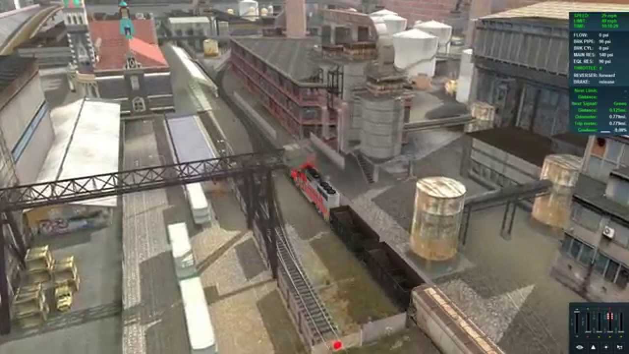 Trainz - T:ANE Inglenook Industrial model trainz layout 