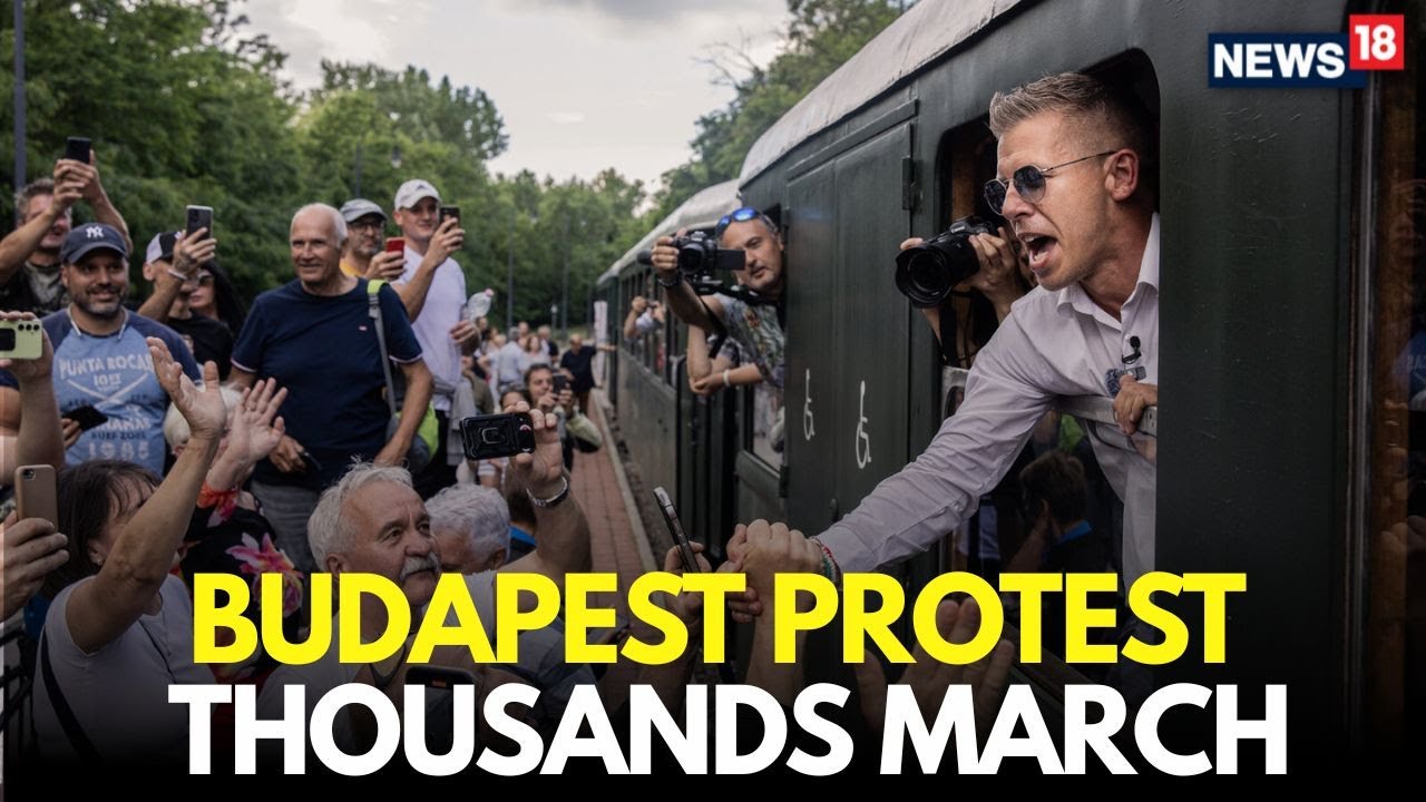 LIVE: Hungarian Oppn Leader Peter Magyar Leads Rival March on 1956 Uprising Anniversary In Budapest