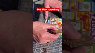 NEW card 7 times lucky Mrs Mart birthday 🎂 #scratch #scratchcards #scratchoffs #fyp