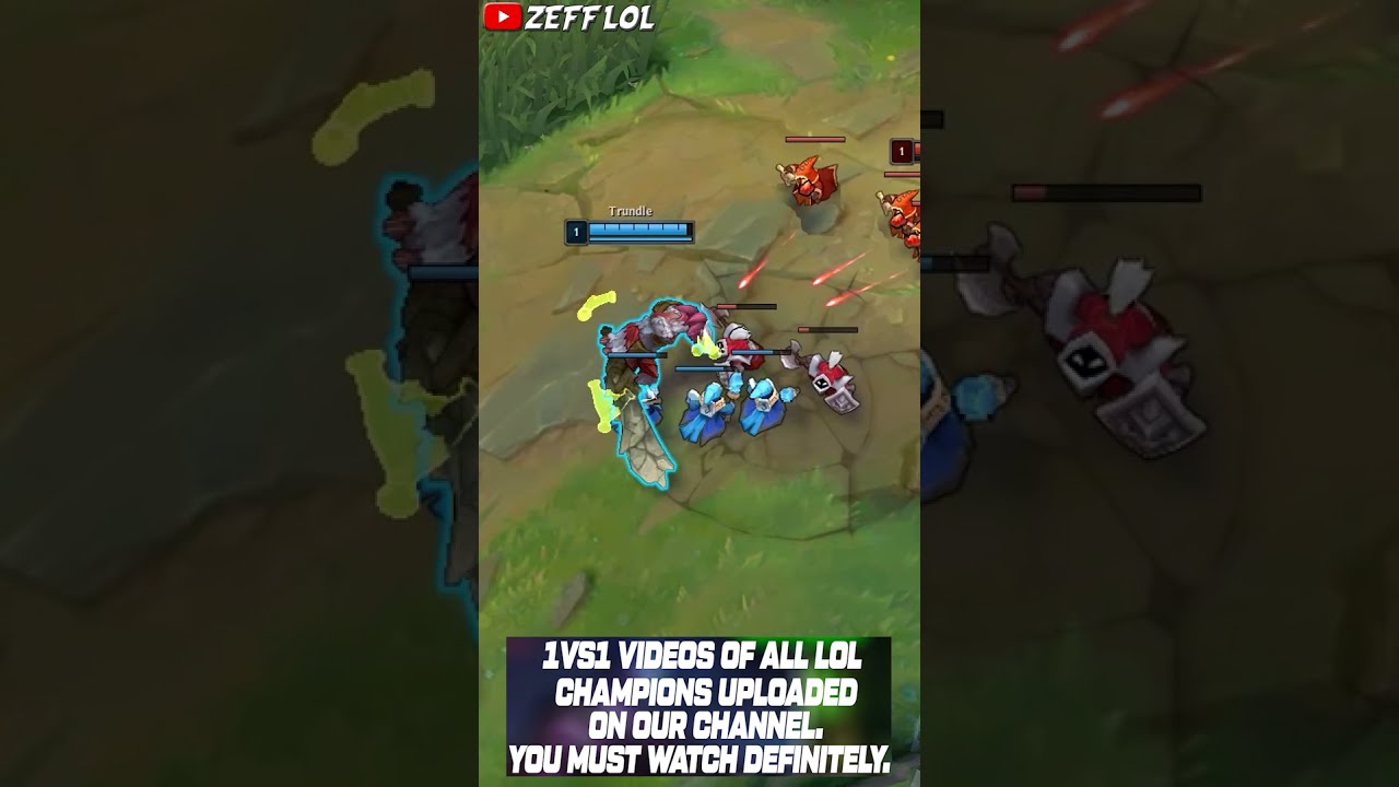 1 Level Trundle vs Riven 🔥 League of Legends 