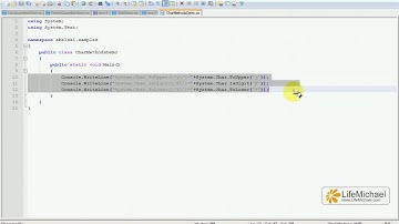 #C System.Char Static Methods Demo